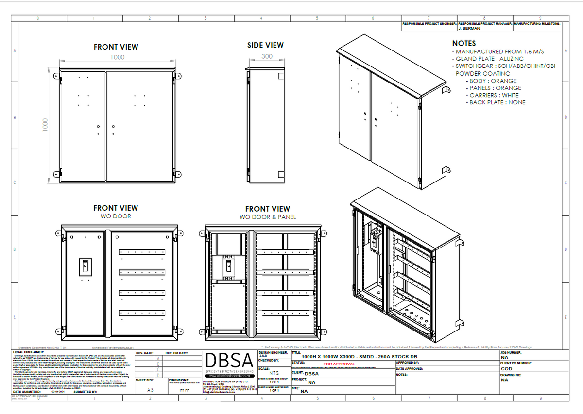 Electrical Distribution Boards & Enclosures - DBSA Store – DBSA.STORE
