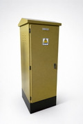 Back to Back Floor Standing Outdoor Kiosk – IP65 Weatherproof (1500mm H x 500mm W x 500mm D)