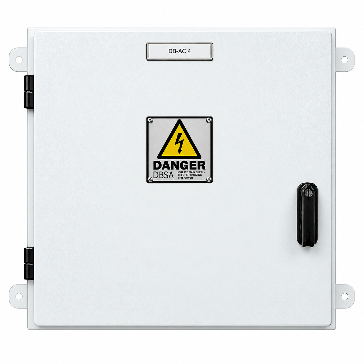 Surface Mounted Distribution Board – IP65 Weatherproof (600mm H x 600mm W x 200mm D)