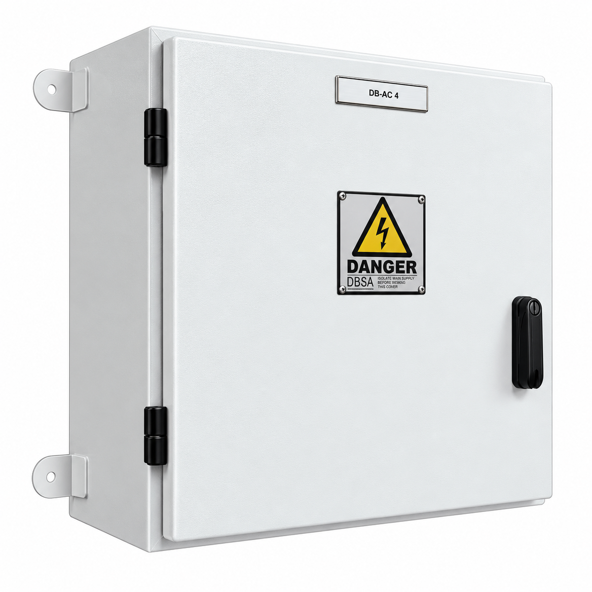 Surface Mounted Distribution Board – IP65 Weatherproof (600mm H x 600mm W x 200mm D)