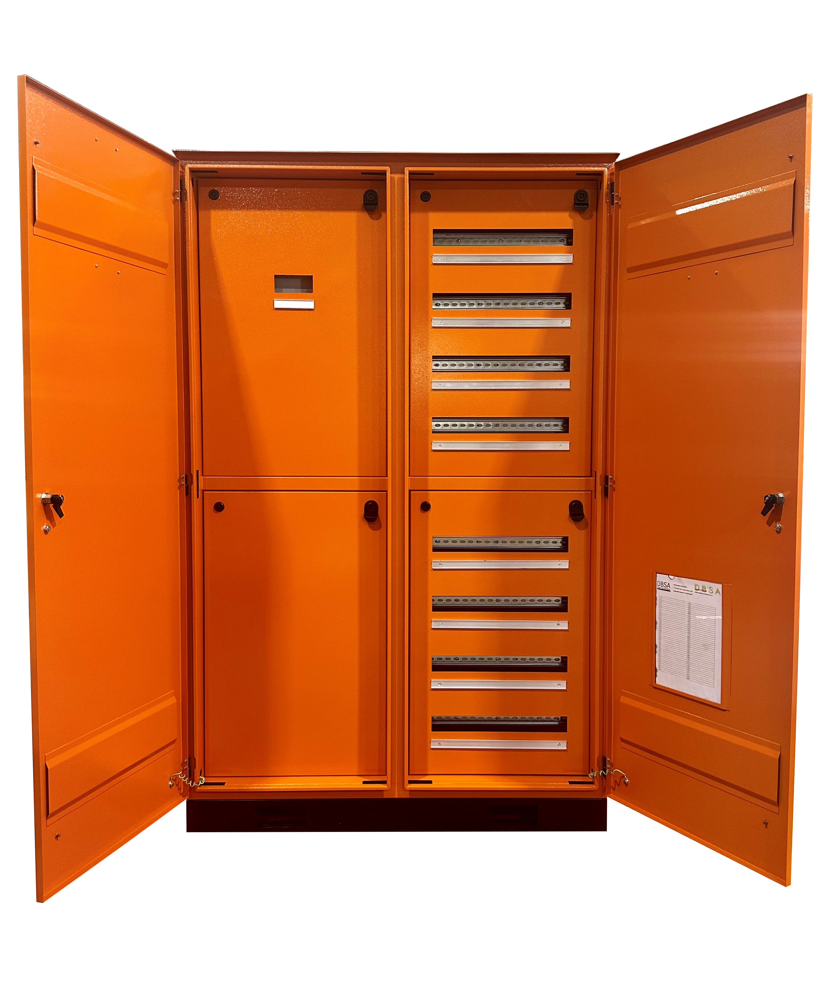 Floor Standing Distribution Board – IP65 Weatherproof (1800mm H x 1200mm W x 500mm D)