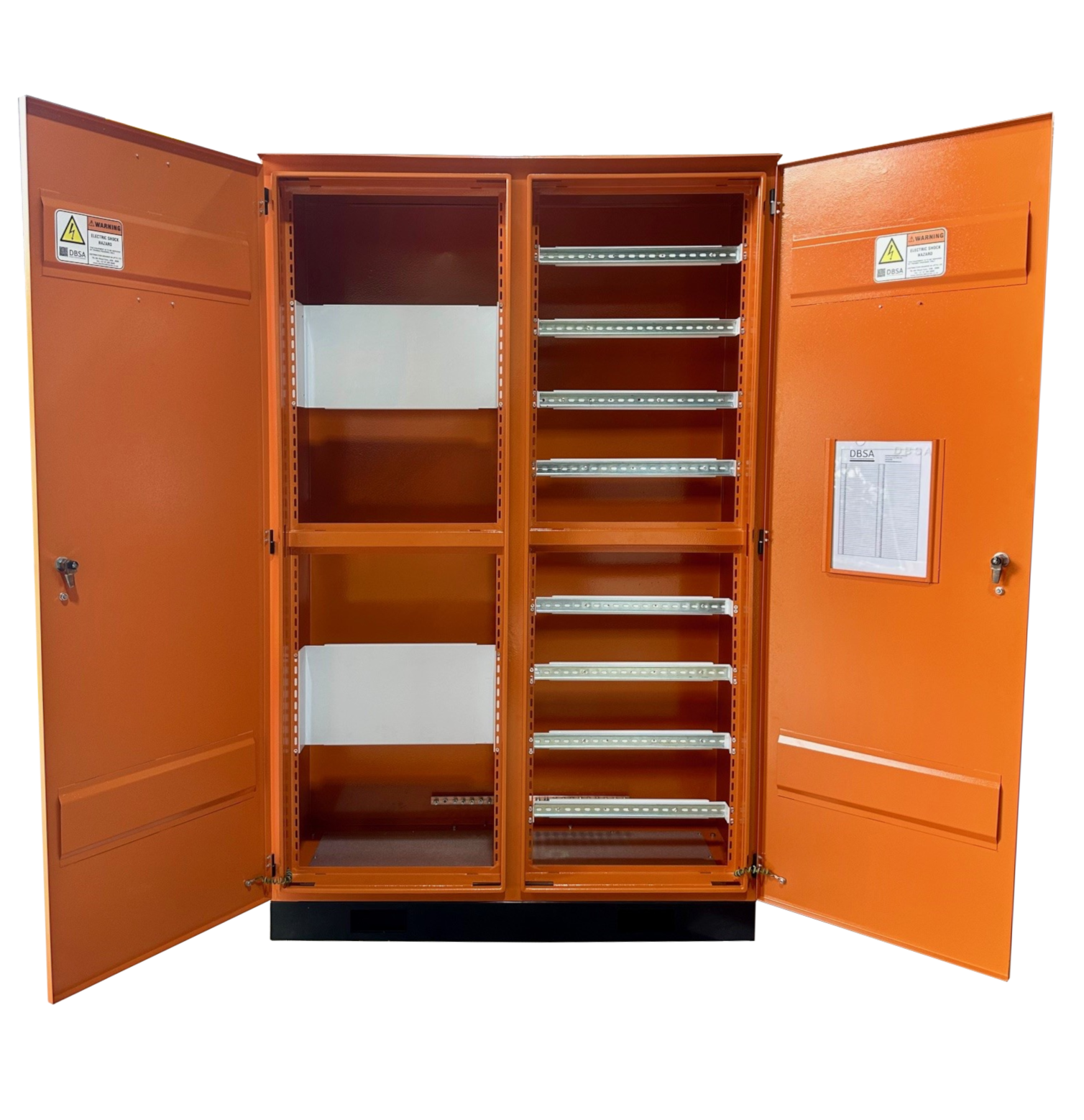 Floor Standing Distribution Board – IP65 Weatherproof (1800mm H x 1200mm W x 500mm D)